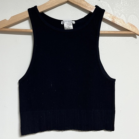 Zara Ribbed Cropped Knit Tank Top - XS - Picture 2 of 10